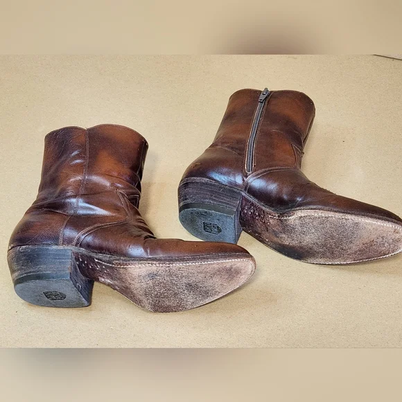 Dan Post Brown Leather Western Boots